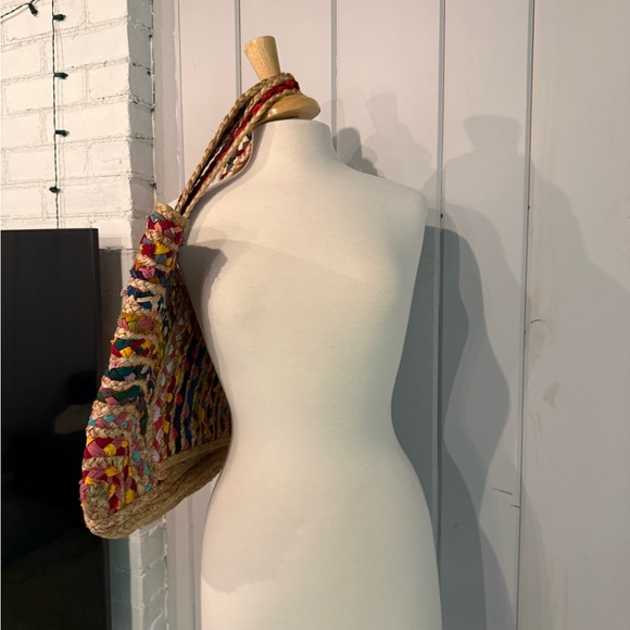 Multicolor Woven Tote Bag - Picture 4 of 9